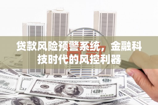 吐鲁番贷款风险预警系统，金融科技时代的风控利器