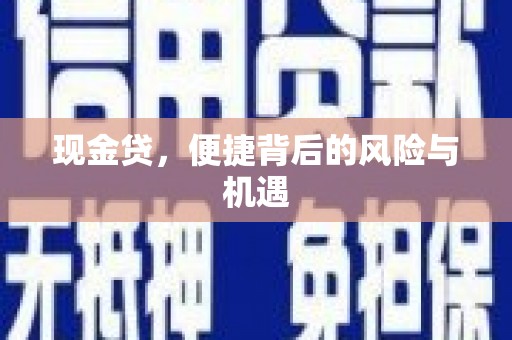 吐鲁番现金贷，便捷背后的风险与机遇