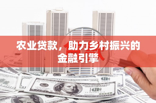吐鲁番农业贷款，助力乡村振兴的金融引擎