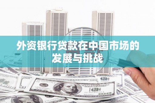 吐鲁番外资银行贷款在中国市场的发展与挑战