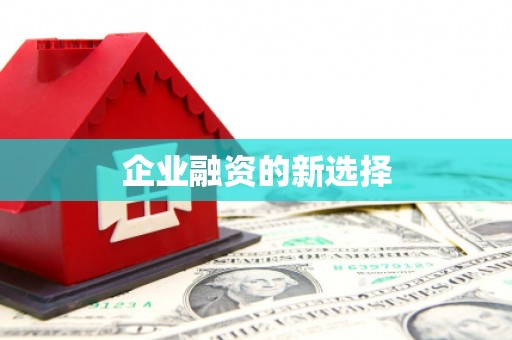 吐鲁番企业融资的新选择