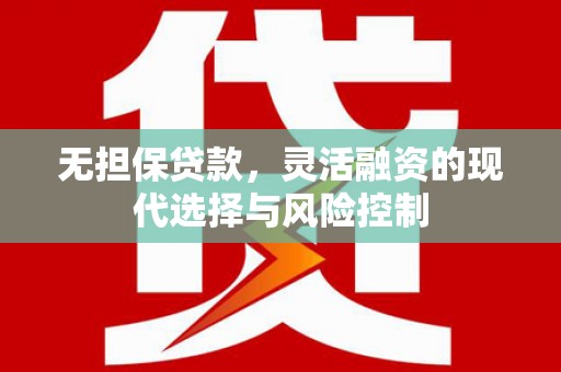 吐鲁番无担保贷款，灵活融资的现代选择与风险控制