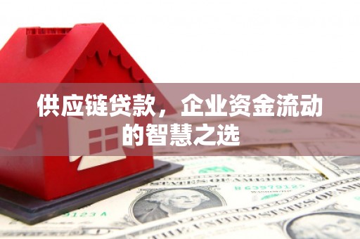 吐鲁番供应链贷款，企业资金流动的智慧之选