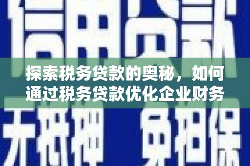 吐鲁番探索税务贷款的奥秘，如何通过税务贷款优化企业财务