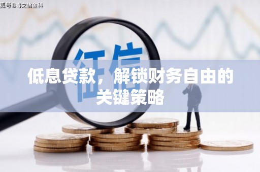 吐鲁番低息贷款，解锁财务自由的关键策略