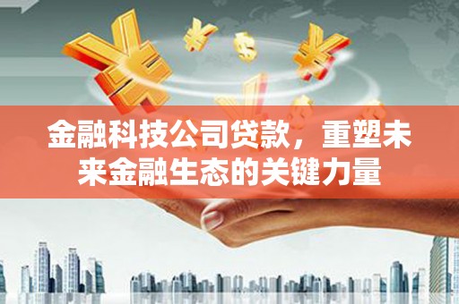 吐鲁番金融科技公司贷款，重塑未来金融生态的关键力量