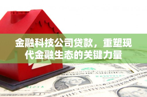 吐鲁番金融科技公司贷款，重塑现代金融生态的关键力量