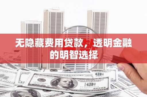 吐鲁番无隐藏费用贷款，透明金融的明智选择