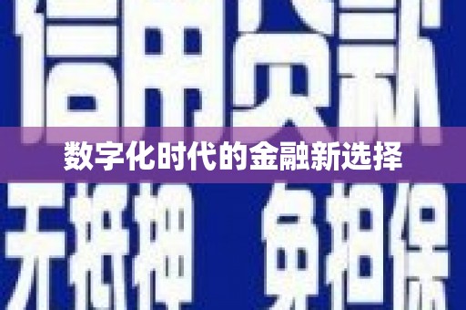 吐鲁番数字化时代的金融新选择