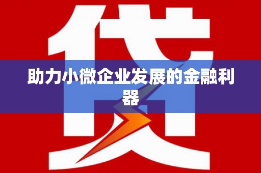 吐鲁番助力小微企业发展的金融利器