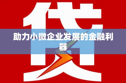 吐鲁番助力小微企业发展的金融利器