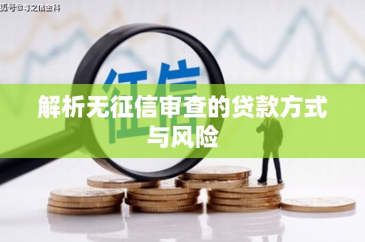 吐鲁番解析无征信审查的贷款方式与风险