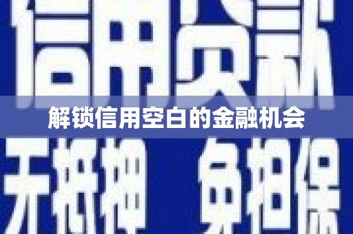 吐鲁番解锁信用空白的金融机会