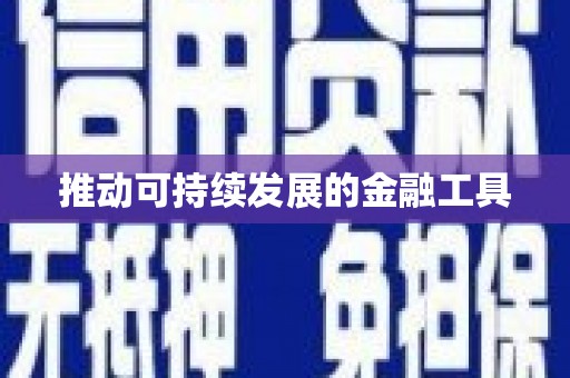 吐鲁番推动可持续发展的金融工具