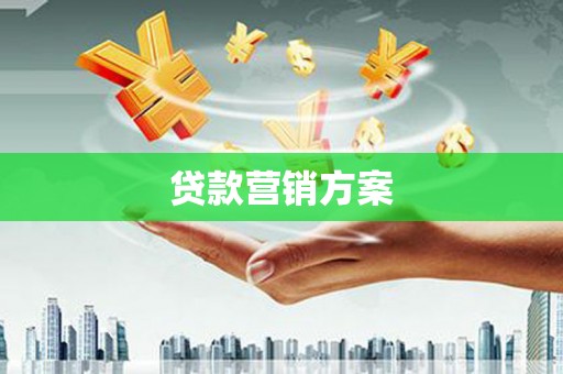 吐鲁番贷款营销方案